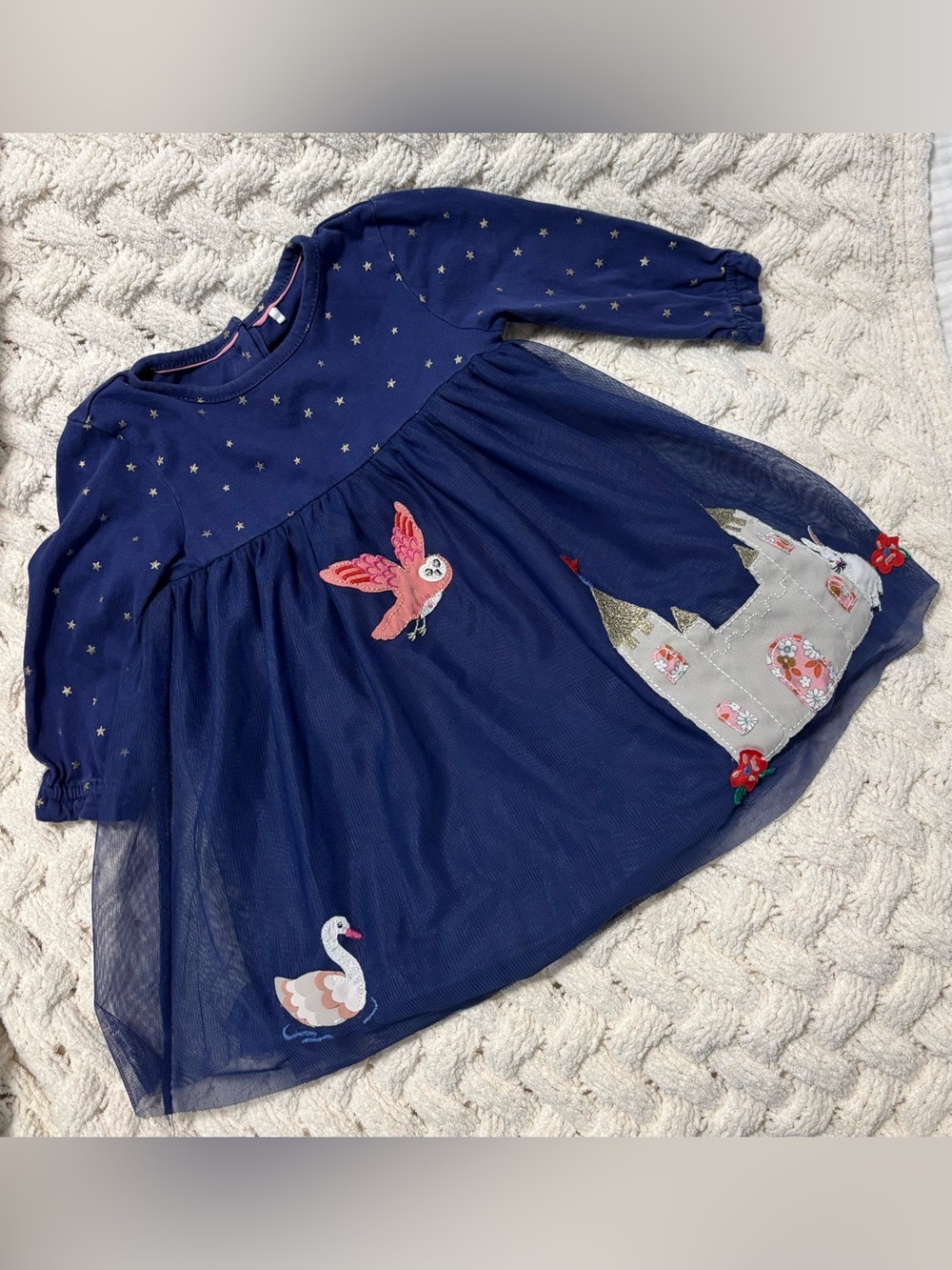 Baby Boden Fairytale tulle castle dress princess 3-6